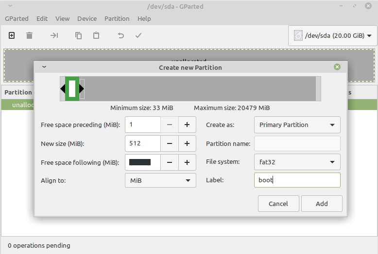 在 LVM 上安装 Linux Mint