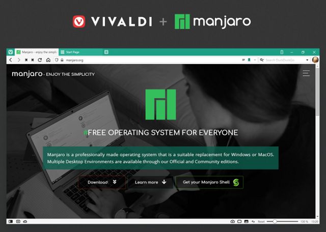 Vivaldi将替代Firefox成为Manjaro Cinnamon的默认浏览器