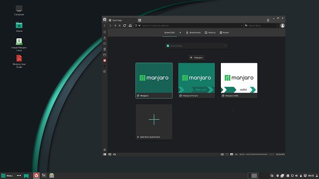 Vivaldi将替代Firefox成为Manjaro Cinnamon的默认浏览器