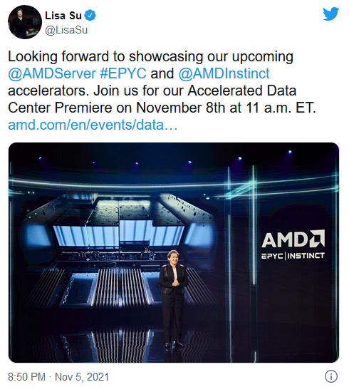 AMD CEO预告下一代基于MCM的Instinct MI200 GPU与Zen3 EPYC