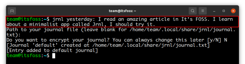 Jrnl：你的 Linux 终端数字日记