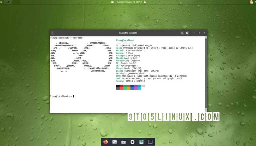 GeckoLinux ROLLING 现在随 Linux 5.16 一起提供，改进了 PipeWire 配置