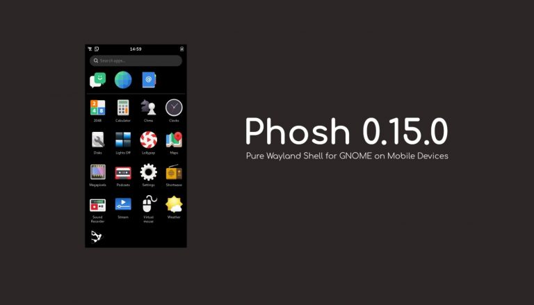  GNOME Phosh 0 15 0 Wayland Shell VPN 