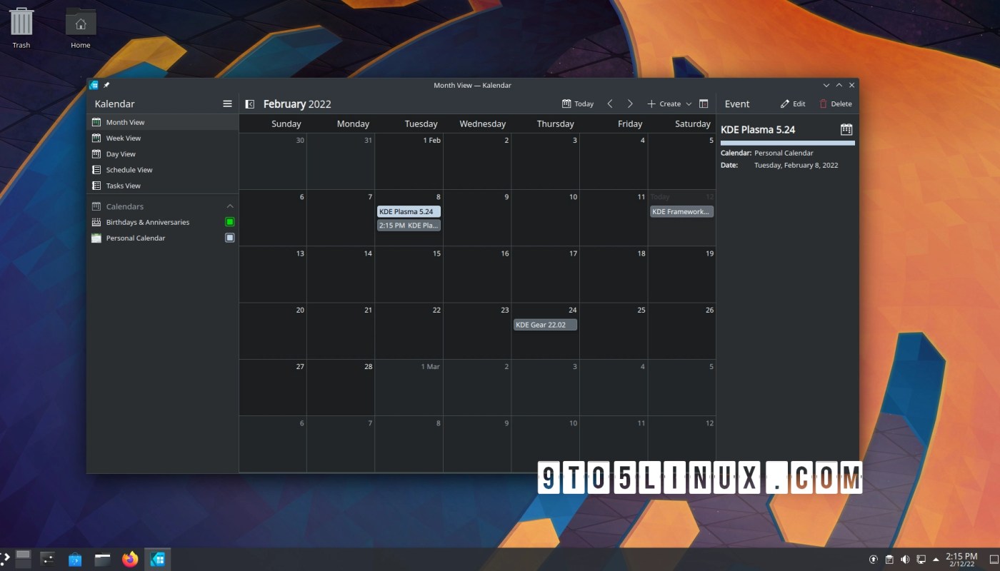 Kalendar 1.0 发布：KDE Plasma 现在拥有成熟的专用日历客户端