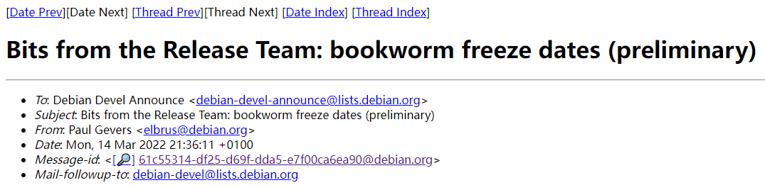 Debian 12 “Bookworm” 有望在 2023 年中发布