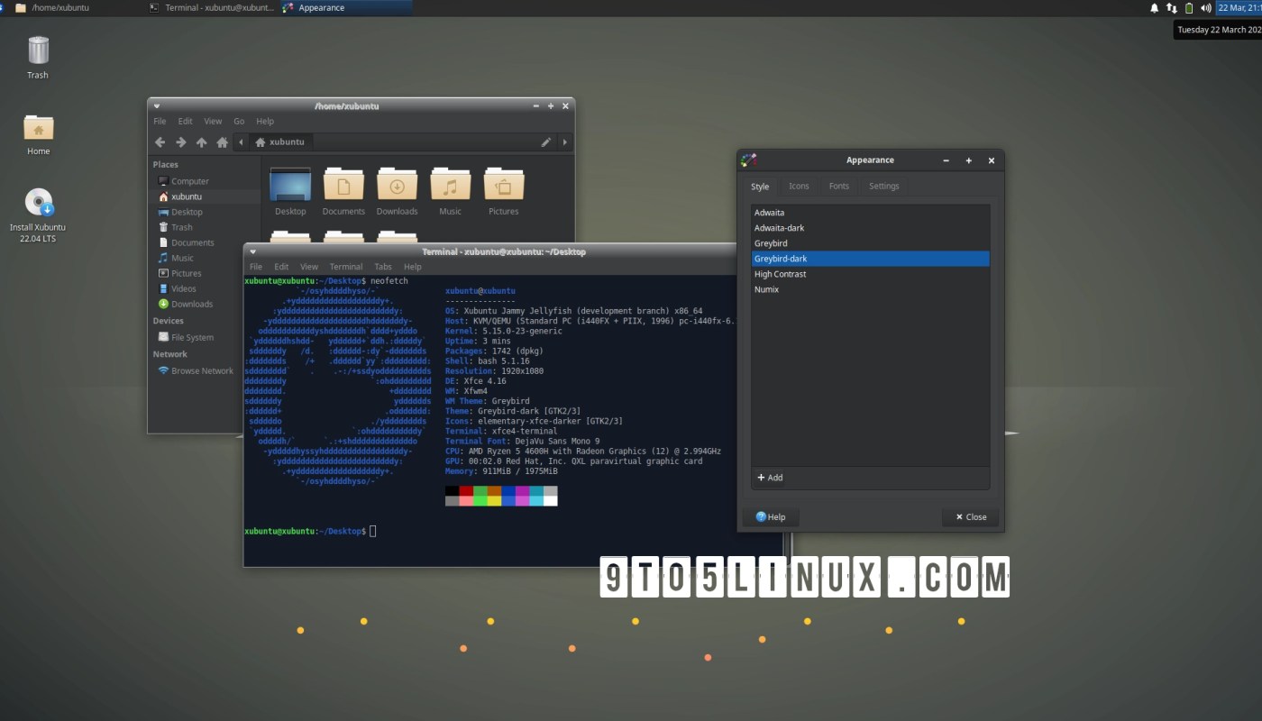 Xubuntu 的默认 Xfce 桌面主题 Greybird 获得对 GTK4 的初始支持