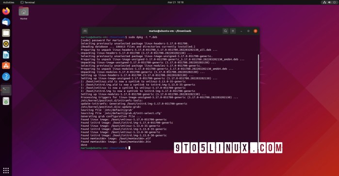 如何在 Ubuntu 21.10 上安装 Linux Kernel 5.17