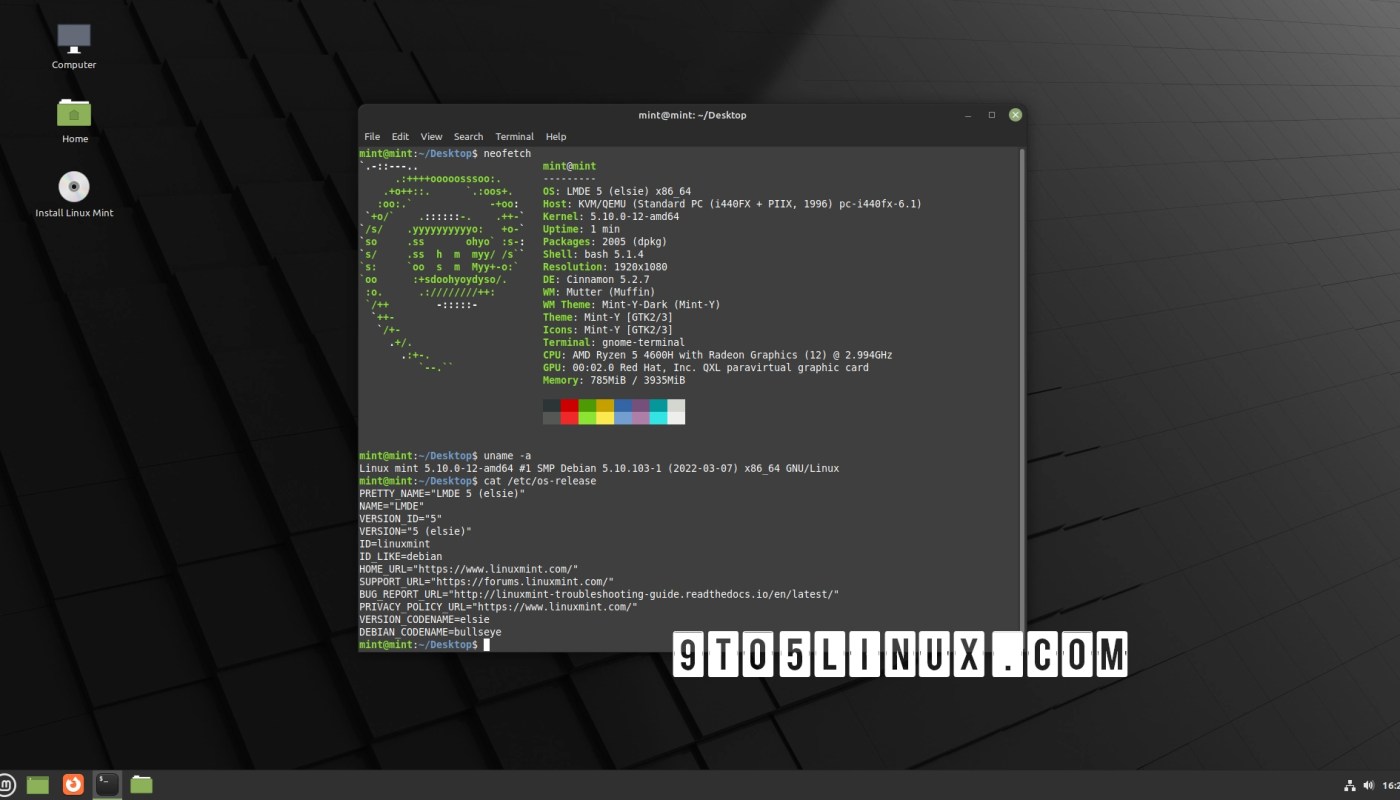 LMDE（Linux Mint Debian 版）5 “Elsie”现已可供下载