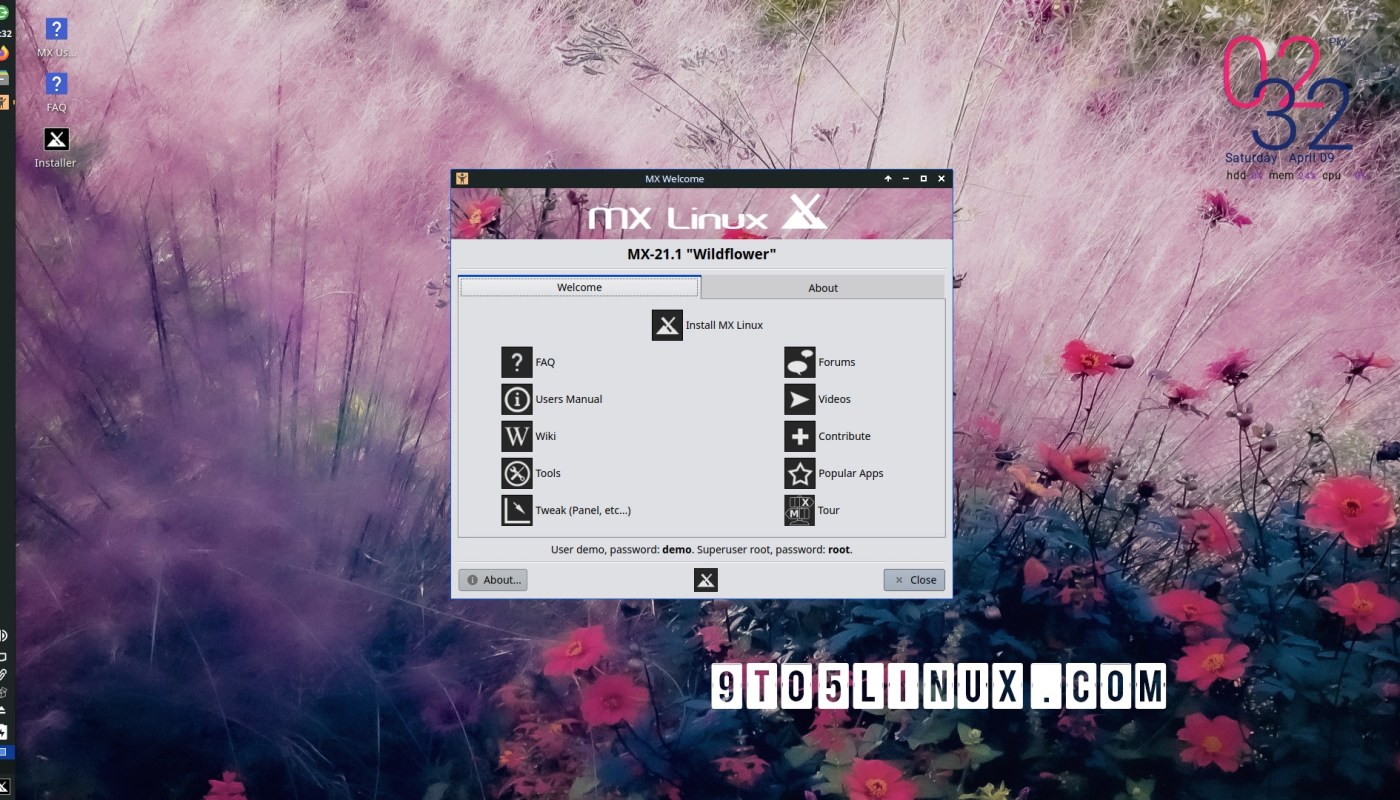 MX Linux 21.1 随 Linux 5.16 for AHS 版本发布，基于 Debian GNU/Linux 11.3