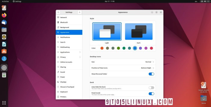 Ubuntu 22.04 LTS (Jammy Jellyfish) 现已可供下载，这是新功能