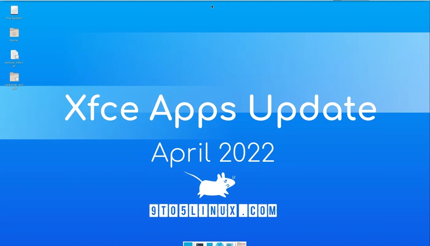 Xfce 2022 年 4 月的应用程序更新：鼠标垫、Xfce 终端和 Thunar 的新版本