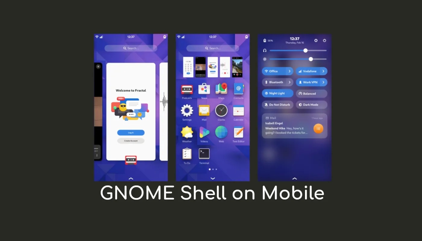 用于移动设备的 GNOME 桌面看起来很有希望，这是可以期待的