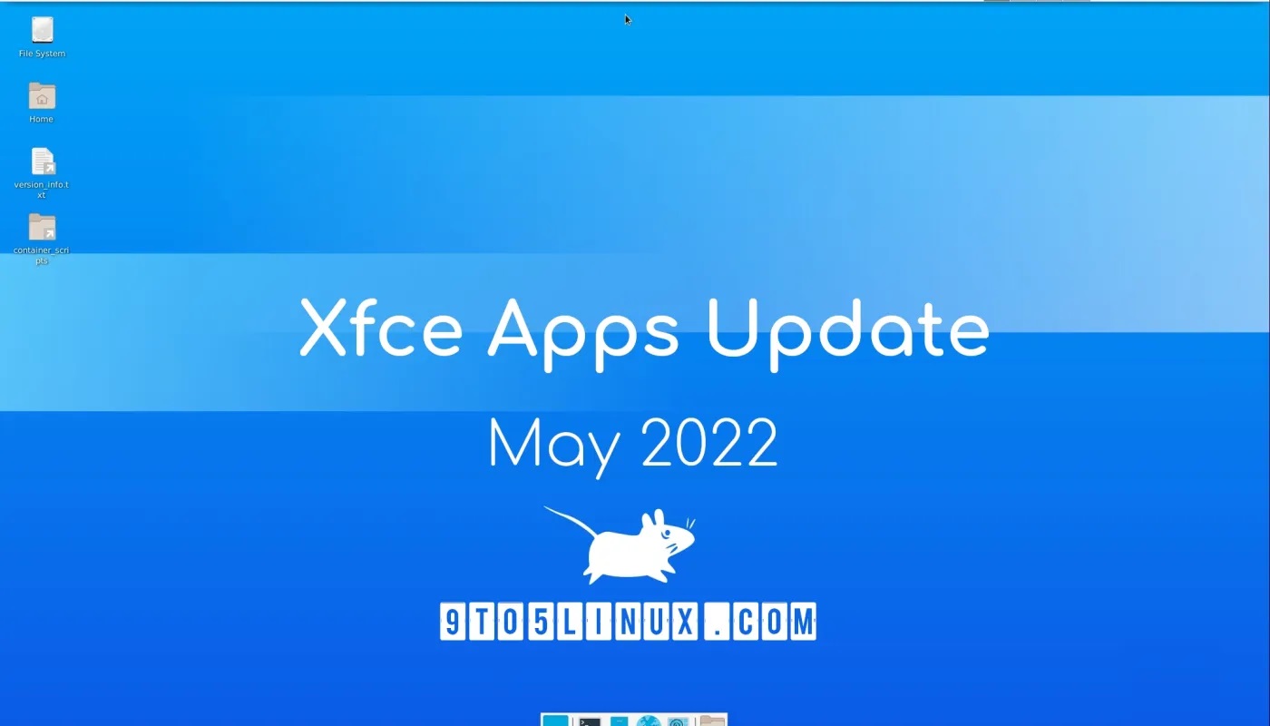 Xfce 2022 年 5 月的应用程序更新：Xfce 终端、面板和任务管理器的新版本