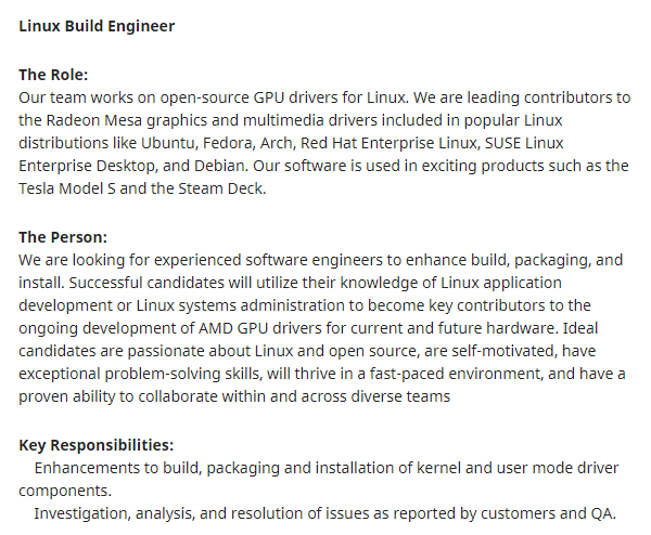AMD新招Linux软件工程师 有望大幅改善开源图形驱动安装体验