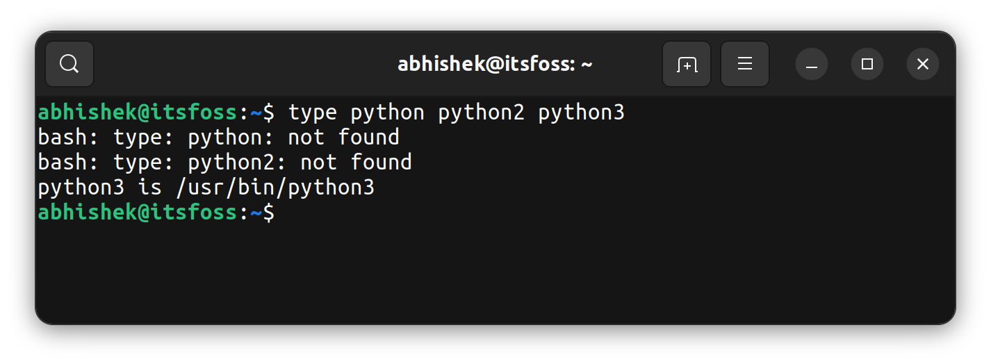 修复 Ubuntu Linux 中 “Command ‘python’ not found” 的错误