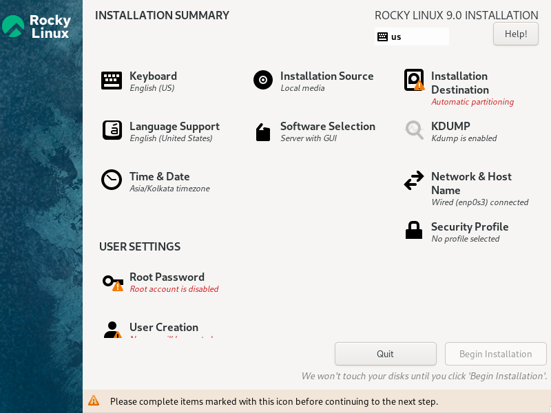 图解 Rocky Linux 9 安装步骤