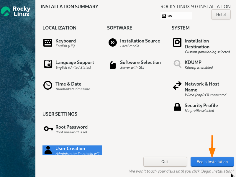 图解 Rocky Linux 9 安装步骤