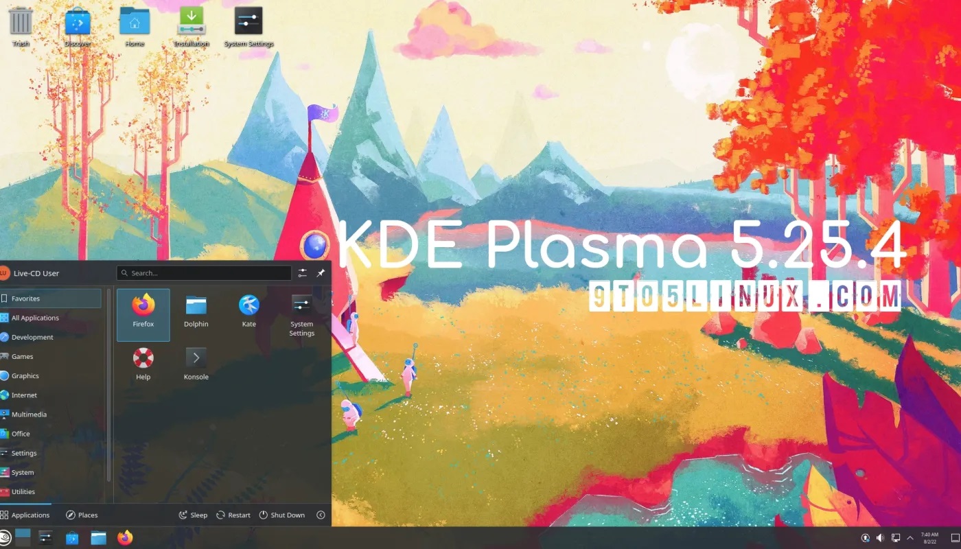 KDE Plasma 5.25.4 改进了 Steam Proton 游戏的 Plasma Wayland，修复了更多错误