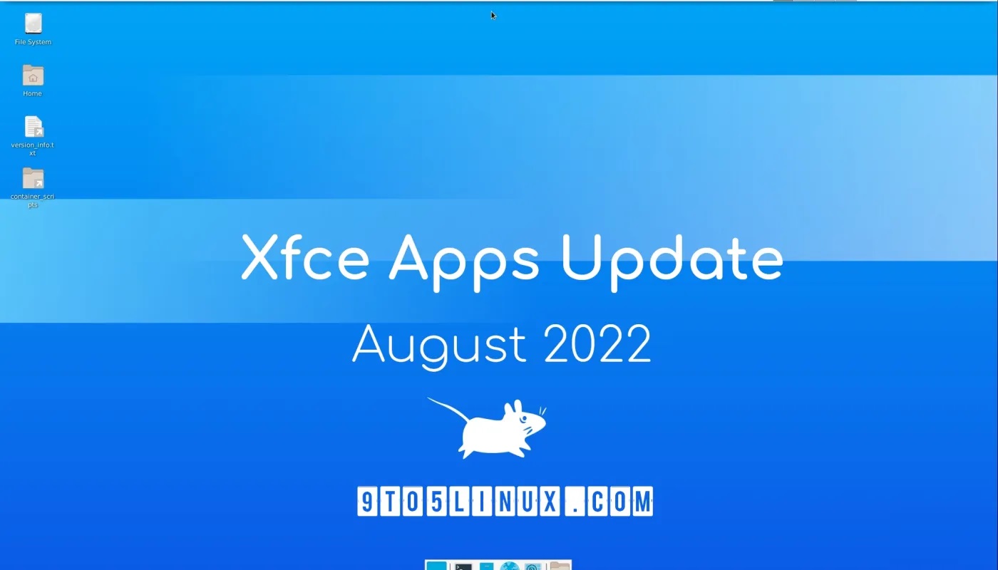 Xfce 2022 年 8 月的应用程序更新：Xfdashboard 1.0，Screenshooter 中的 WebP 支持