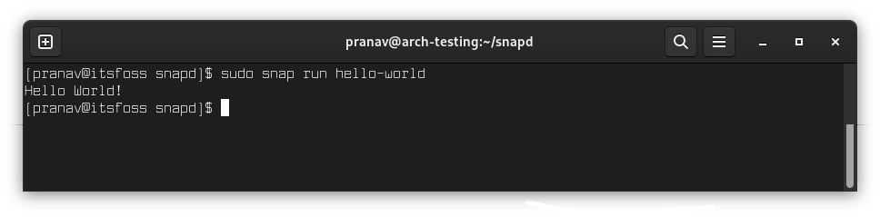 如何在 Arch Linux 中启用 Snap 支持