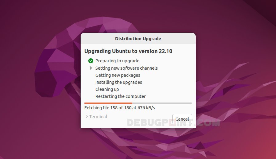 如何从 Ubuntu 22.04 LTS 升级到 22.10