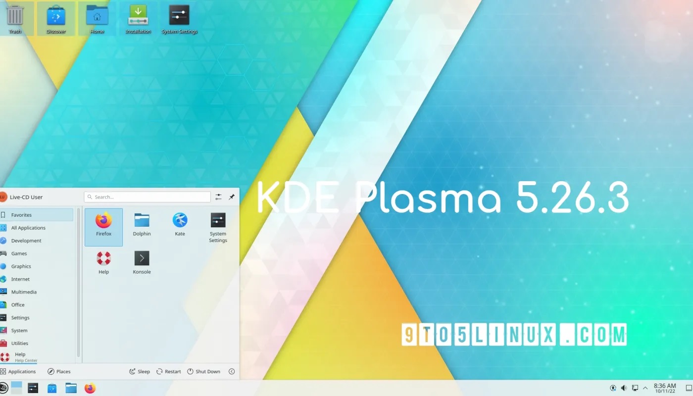 KDE Plasma 5.26.3继续改进Plasma Wayland会话，修复各种问题