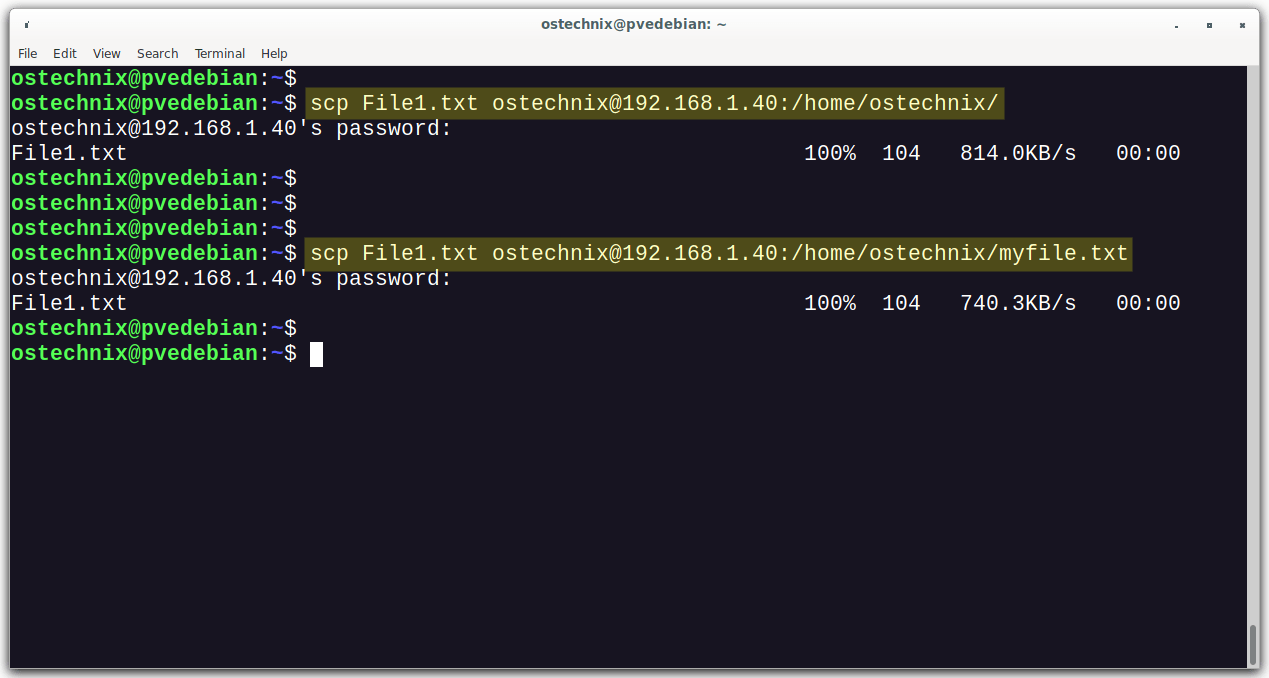 如何在 Linux 中使用 SCP 安全地传输文件