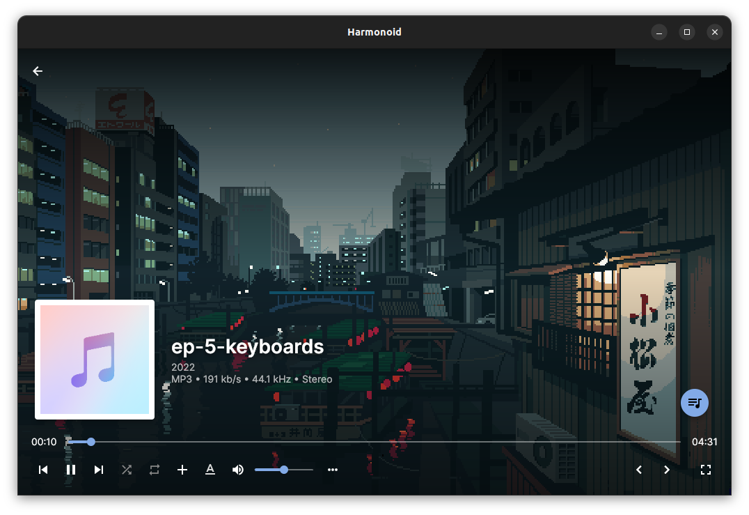 Harmonoid：基本够用的漂亮的跨平台音乐播放器