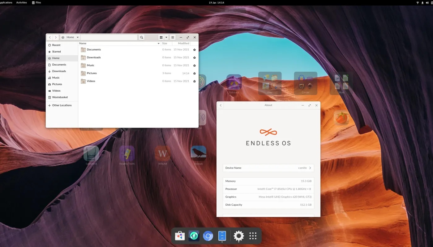 Endless OS 5.0测试版来了，新的桌面界面和Wayland支持