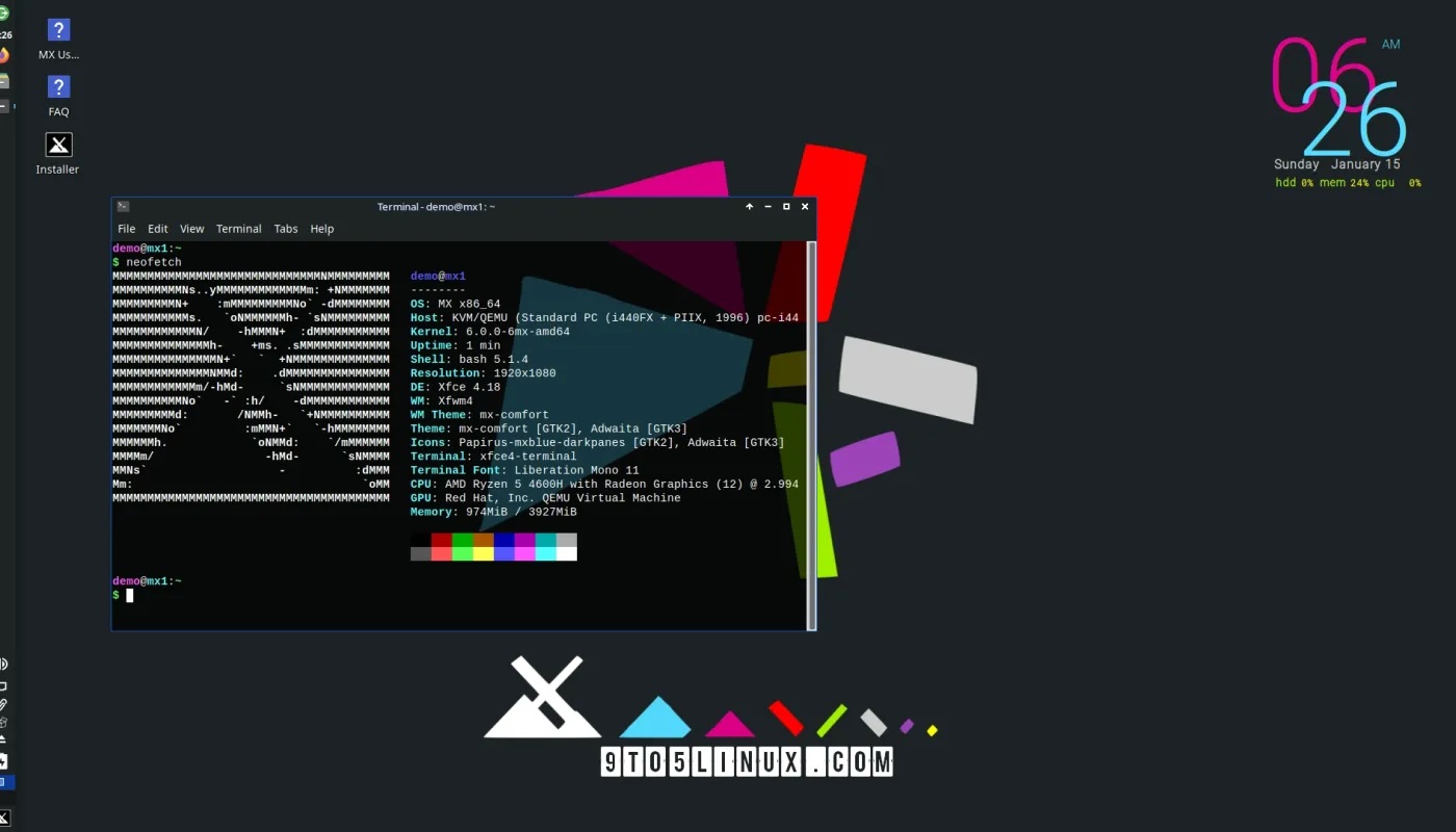 MX Linux 21.3发布，含Xfce 4.18和Linux内核6.0