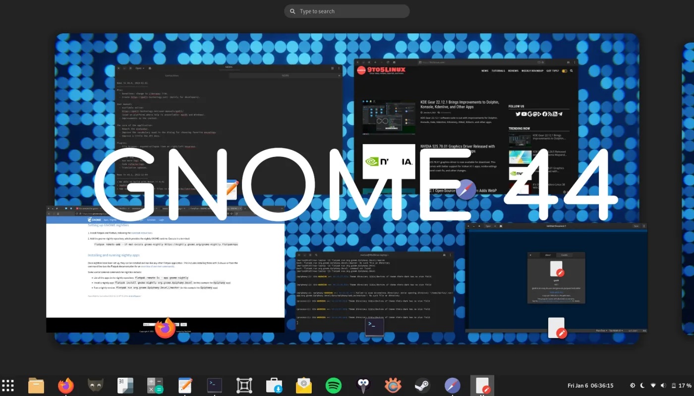 GNOME 44测试版发布，快速设置增强，支持WireGuard