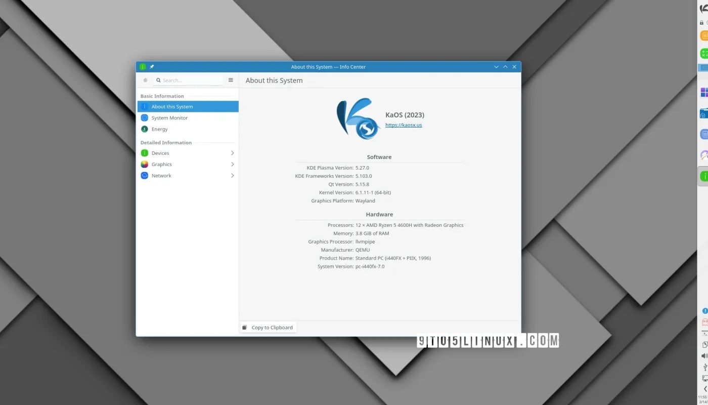 KaOS Linux 2023.02发布，采用KDE Plasma 5.27 LTS和Linux Kernel 6.1 LTS