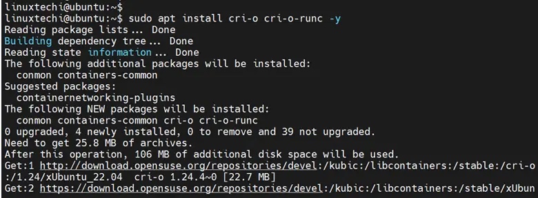 如何在 Ubuntu 22.04 上安装 CRI-O 容器运行时