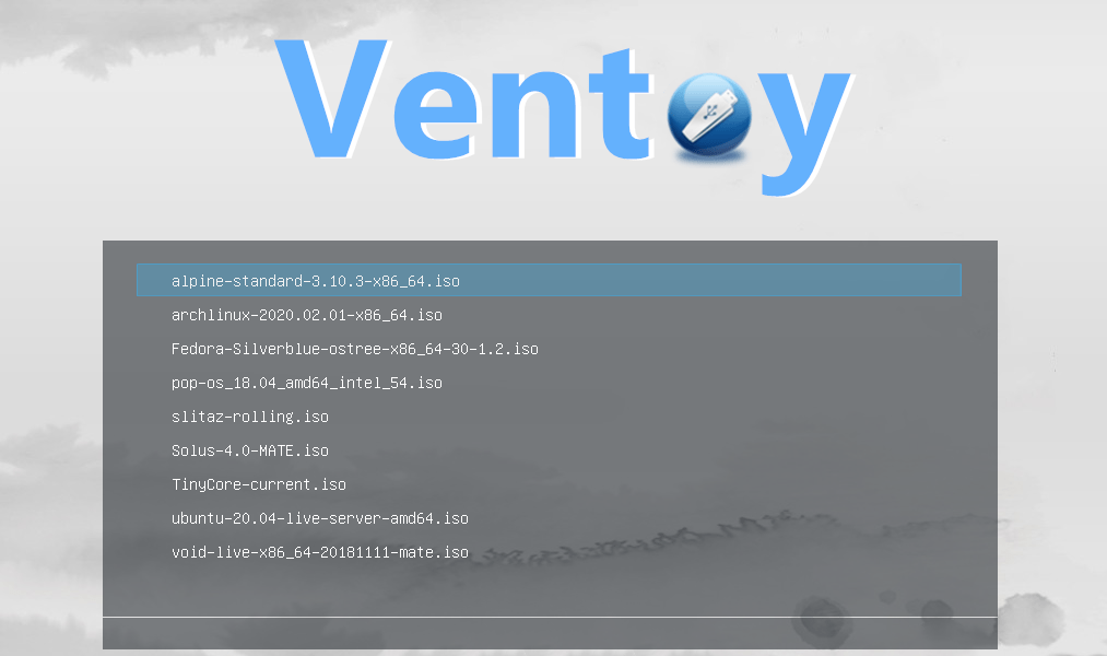 如何在 Linux 系统中使用 Ventoy 创建多重引导的 U 盘