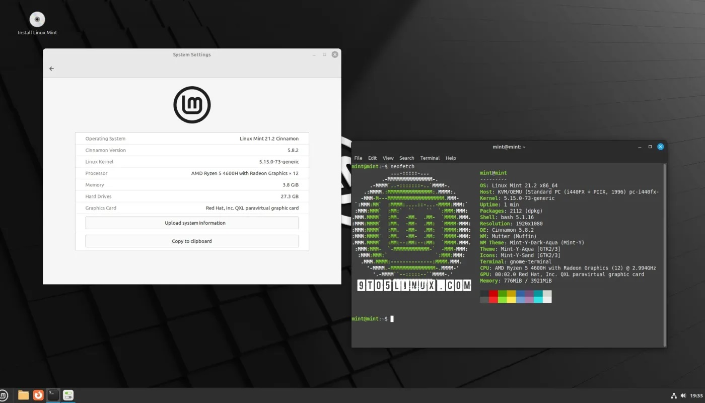 Linux Mint 21.2测试版现已可下载，支持Cinnamon 5.8