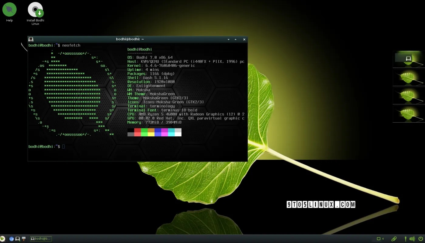 Bodhi Linux 7.0 发布，采用基于 Ubuntu 22.04 LTS 的 Linux 内核 6.4