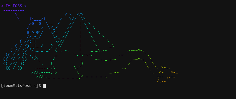 10 个在 Linux 终端中生成有趣的 ASCII 字符画的工具