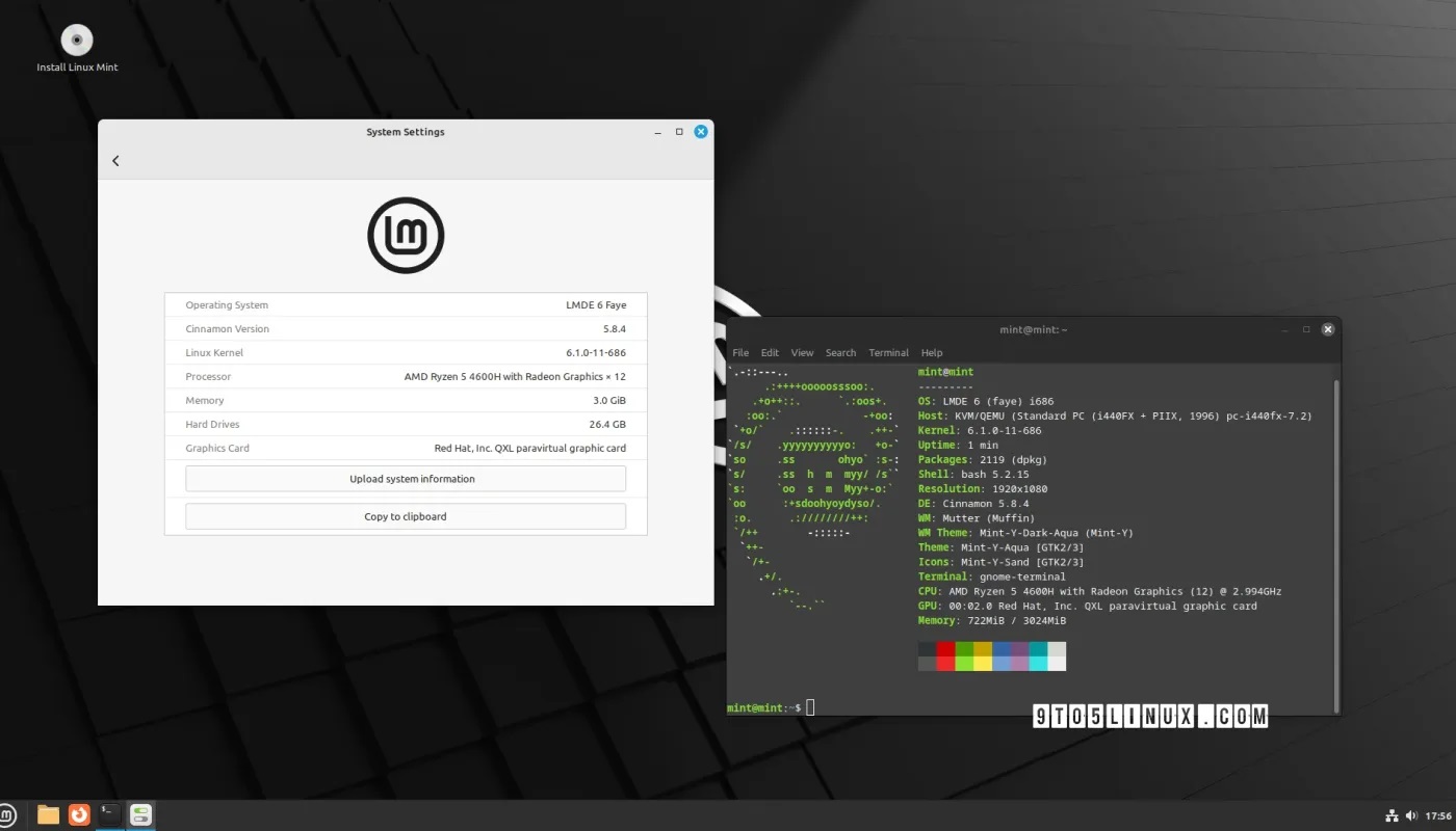 Linux Mint Debian Edition 6 "菲 "现已开始公开测试版测试