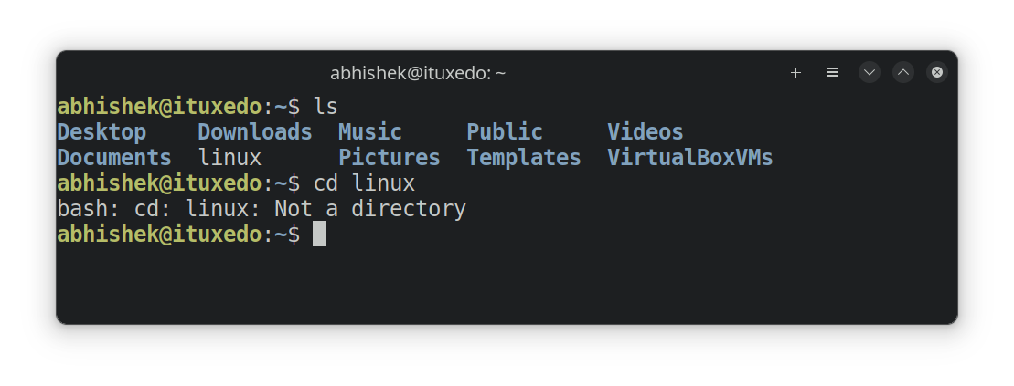 终端基础：Linux 终端中的目录切换