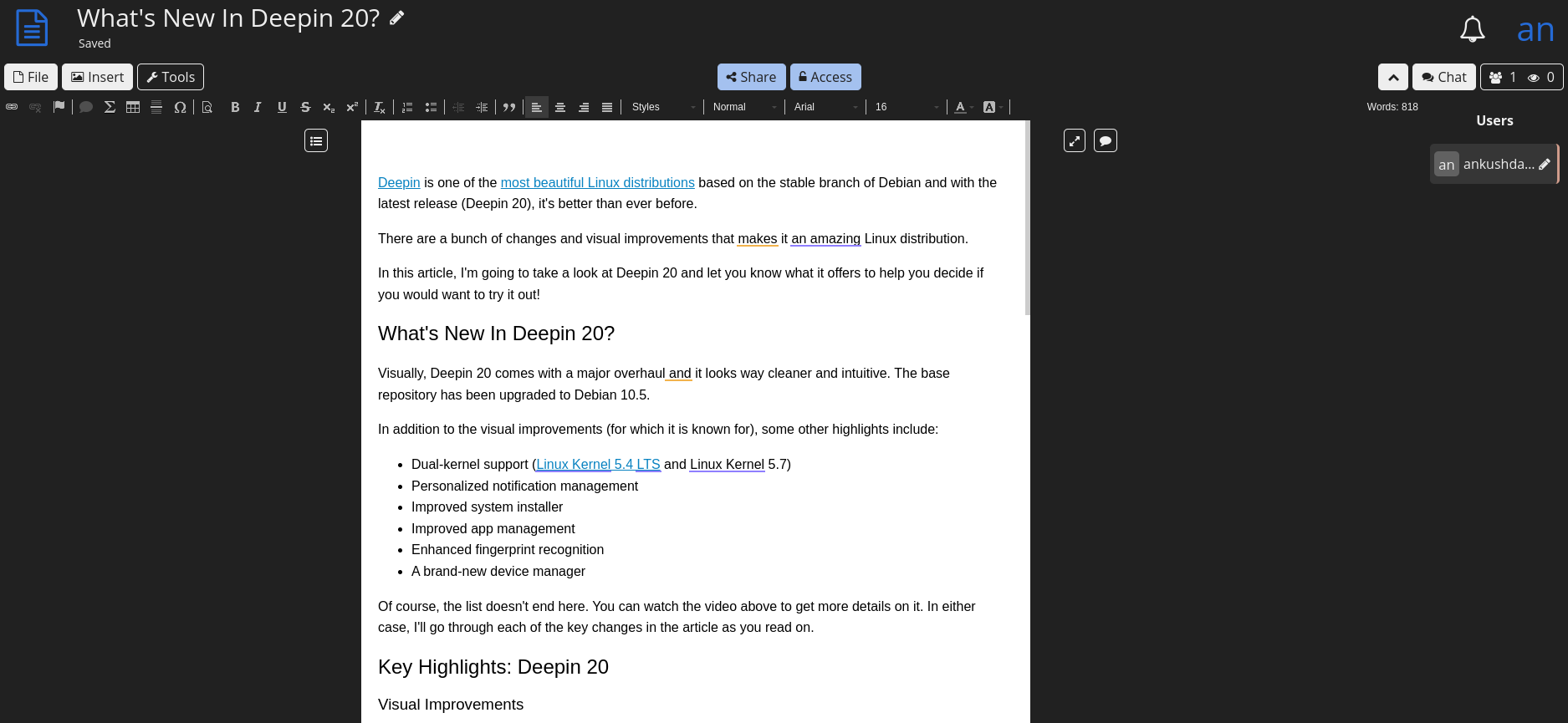 适用于 Linux 的 LibreOffice 替代品