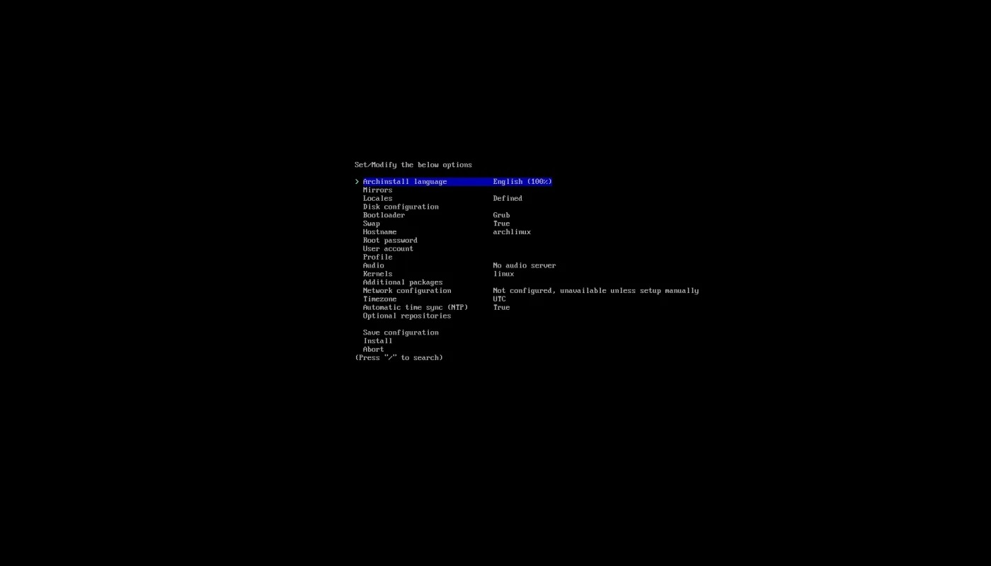 Arch Linux 安装程序 Archinstall 2.7 新增对统一内核映像的支持