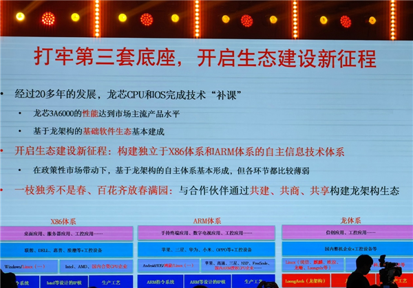 龙芯董事长胡伟武：用性价比赢得市场 真正对手在太平洋对岸