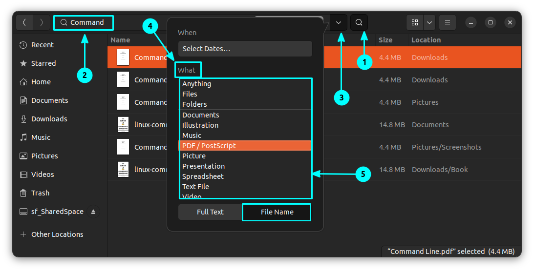 掌握 Linux 桌面中的 Nautilus 文件搜索