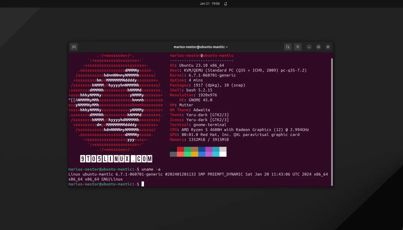 您现在可以在 Ubuntu 上安装 Linux 内核 6.7，具体方法如下