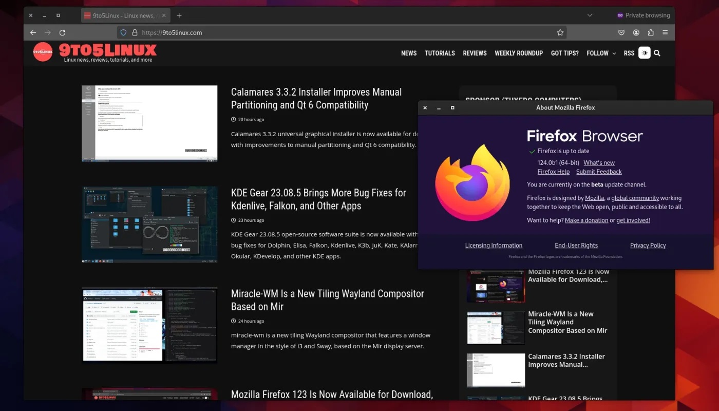 Mozilla Firefox 124 现已推出公开测试版，敬请期待