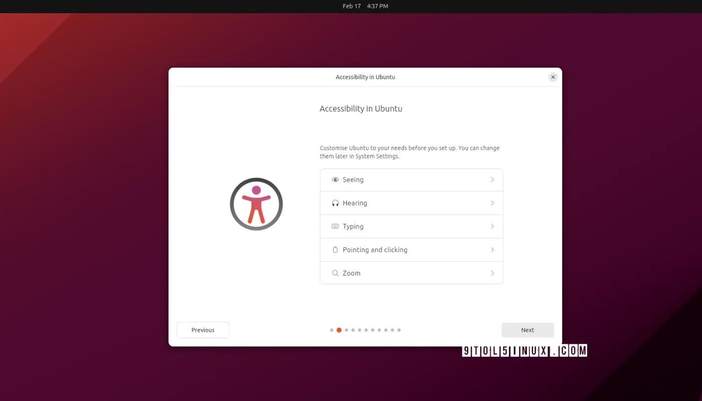 Ubuntu 24.04 LTS 桌面安装程序将更新无障碍功能