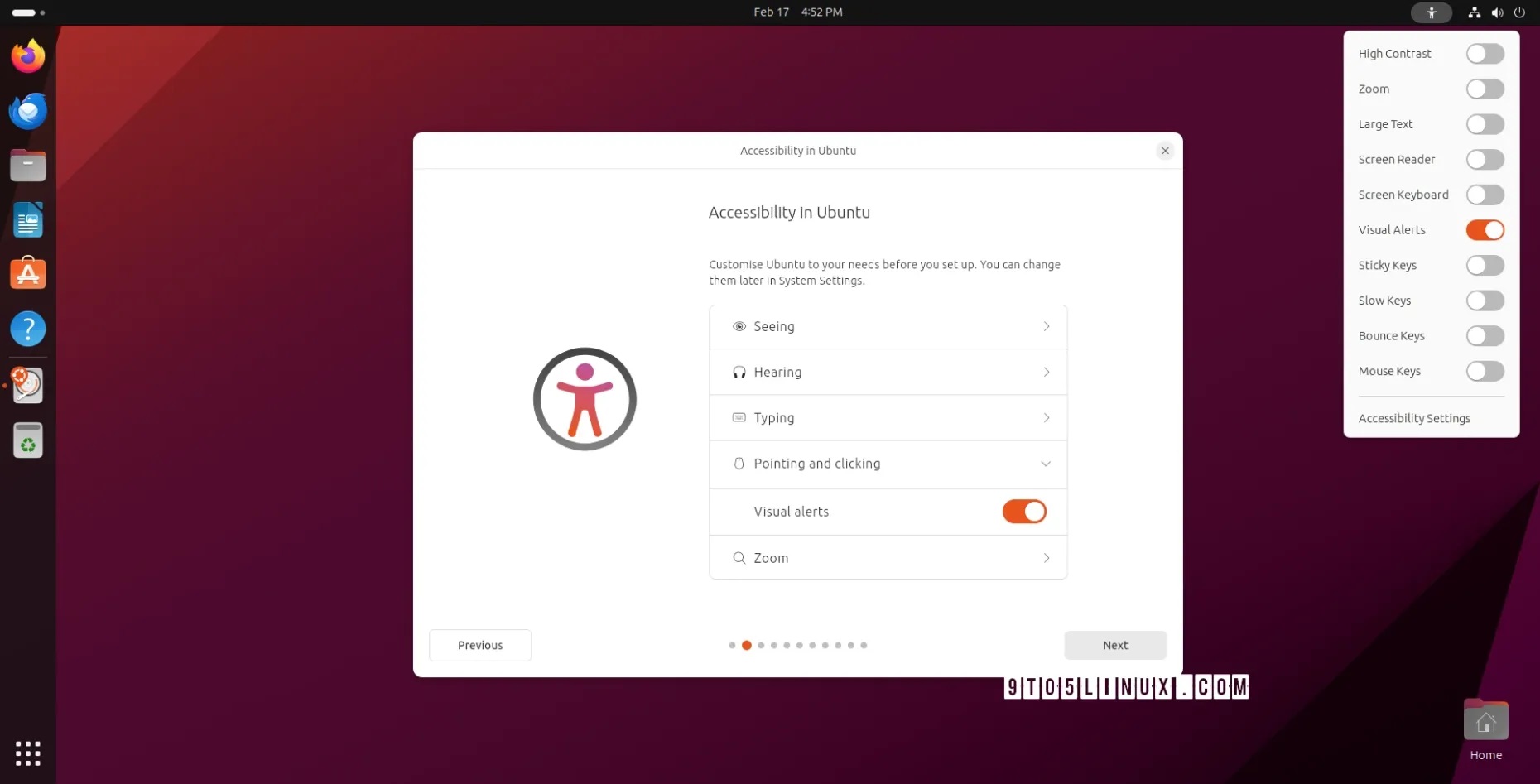 Ubuntu 24.04 LTS 桌面安装程序将更新无障碍功能