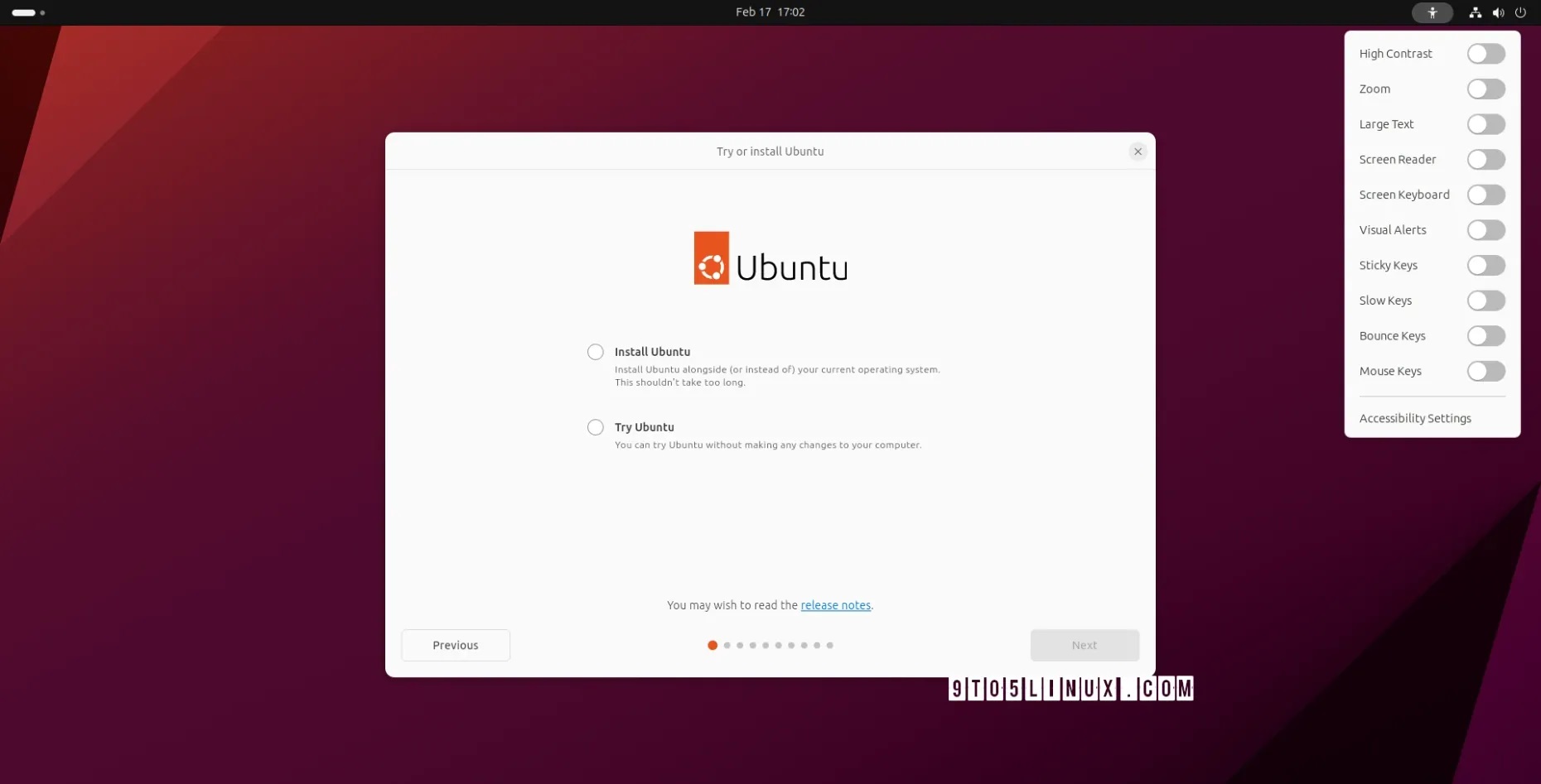 Ubuntu 24.04 LTS 桌面安装程序将更新无障碍功能