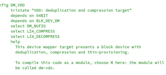 Linux DM-VDO "虚拟数据优化器 "准备登陆上游内核