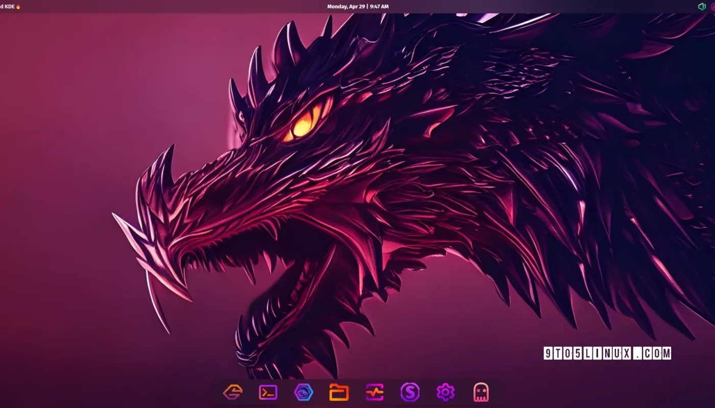 基于 Arch Linux 的 Garuda Linux "猎鸟 "发行版采用 KDE Plasma 6